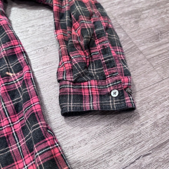 Carbon 2 Cobalt Shirt‎ Mens Extra Large Red Black Flannel Lined Heavy Western - Picture 3 of 12